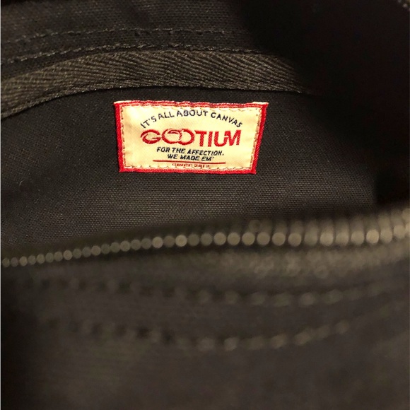 Not for sale. Gootium Canvas Small Crossbody purse. Color Charcoal. - Picture 3 of 4